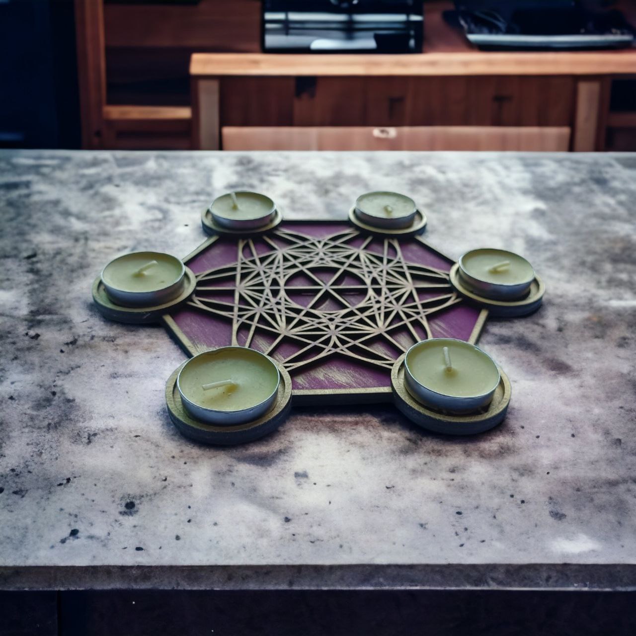 Base para velas Arcángel Metatron