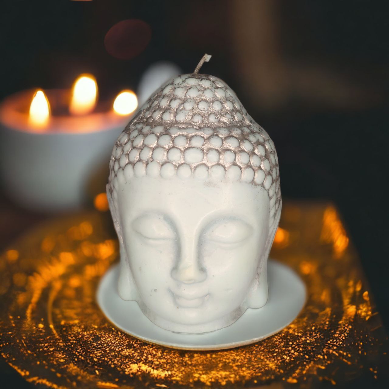 Vela Cabeza de Buda