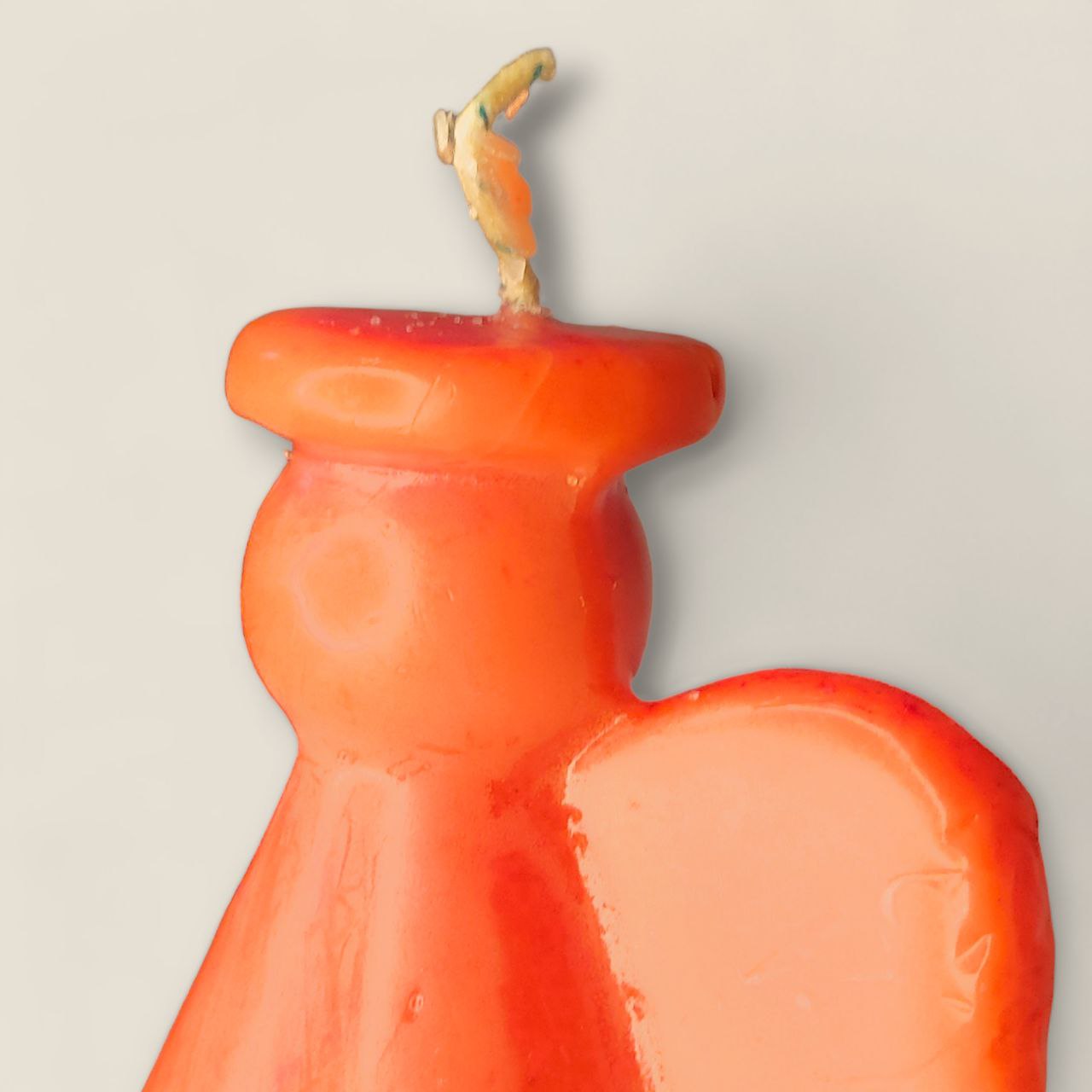 Vela de Ángel color naranja